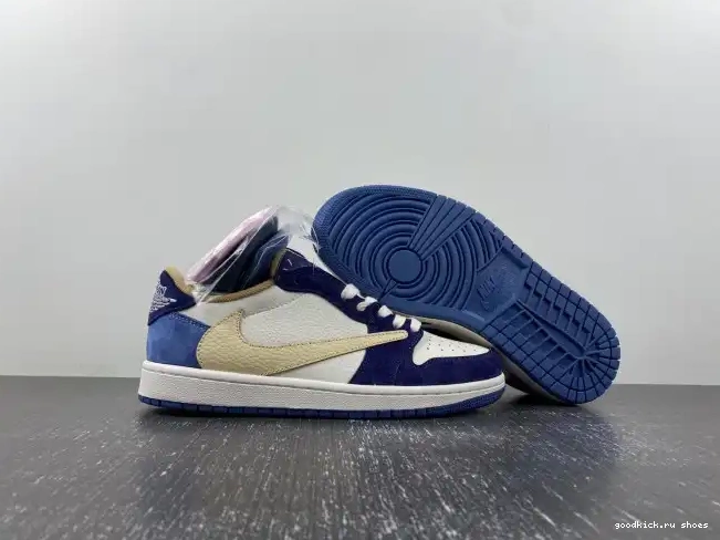 SCOTT TRAVIS AIR X JORDAN 1 CUSTOM DM7866-808 0506